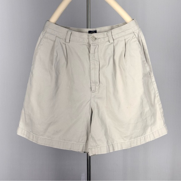 Dockers Classic Khakis Light Tan Shorts 100% Cotton Mom Shorts - Picture 1 of 14